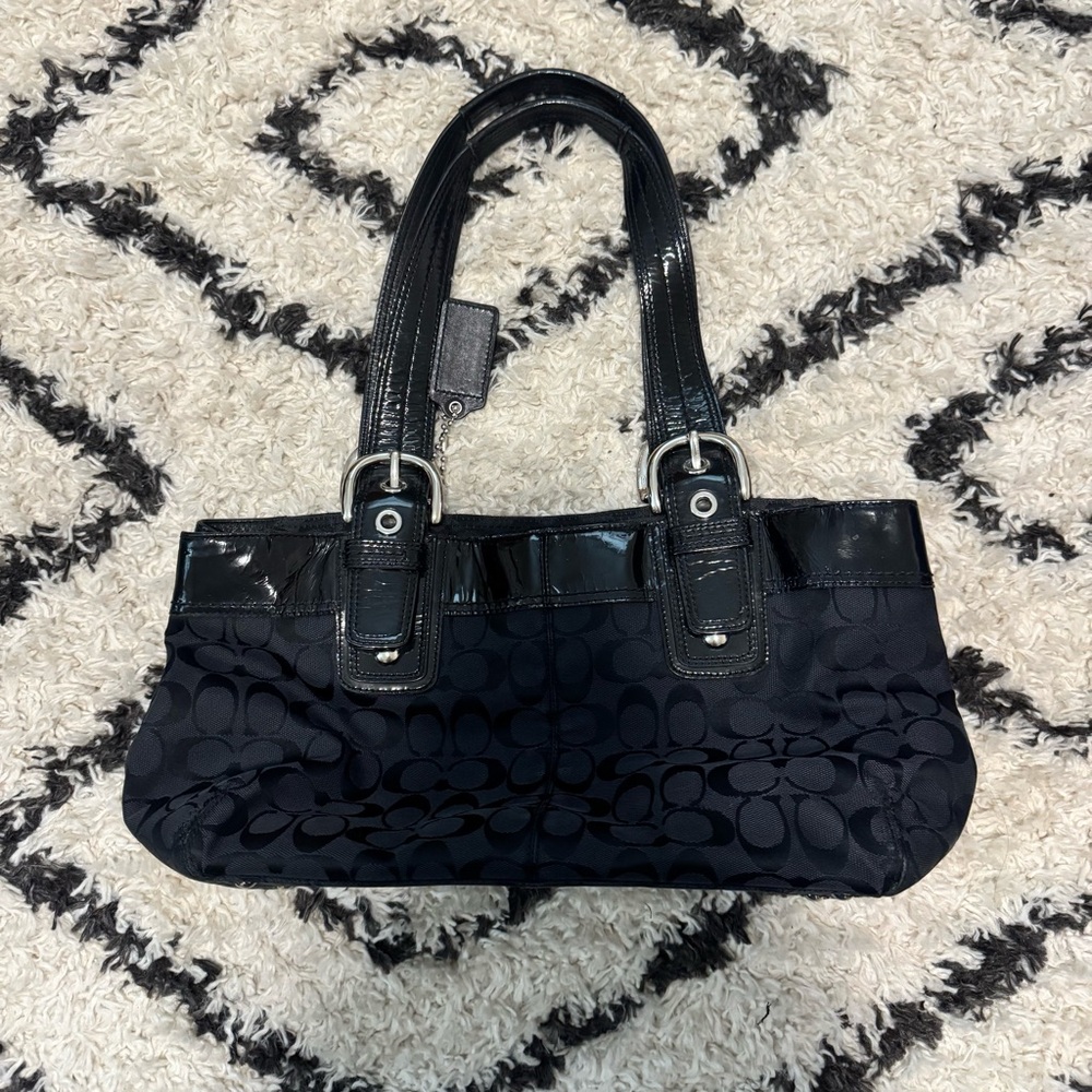 Coach Soho Hobo Signature Shoulder Bag - Picture 2 of 3